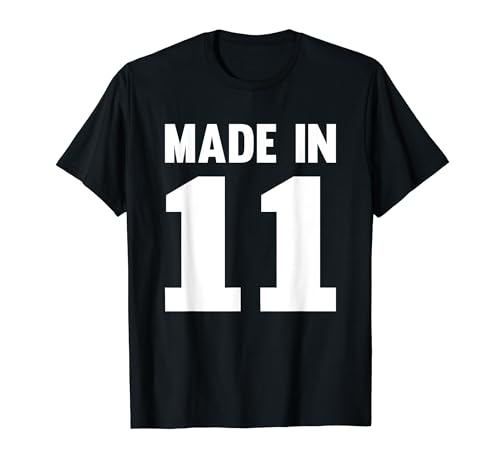 Cumpleaños Motivo Número Nacido Año 2011 Camiseta