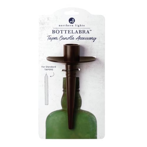 Northern Lights Candles Porte-chandelle Bottelabra, bronze