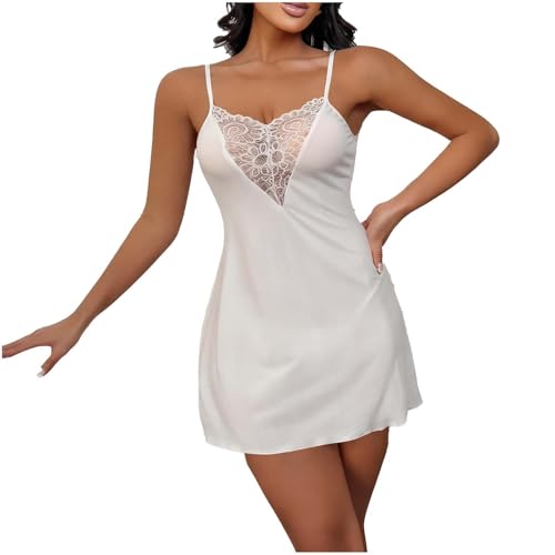 Lingerie 2 Piece Sets For Women 2026 Fashion Black Embroidered Floral Tirm Neck Cami Babydoll Chemise& Thong Valentine