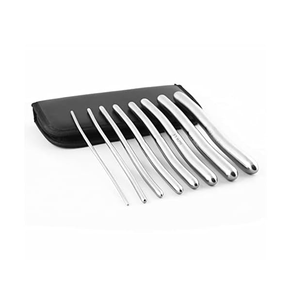 Dilatator-Set Harnröhren-Dilatatoren 8 Hegar-Pins mit Doppelenden 3mm bis 18mm inkl. Aufbewahrungsbeutel/Lederetui – Bild 5