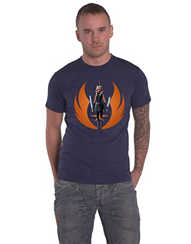 T-Shirt Ahsoka Star Wars The Clone Wars Navy XL pour Homme