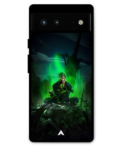 Image of Premium Anime 1 Case for Pixel 6 Pro (Glossy Finish) Soft-Touch Metal TPU Back Cover, Shockproof, Designer, Aesthetic Mobile Phone Case