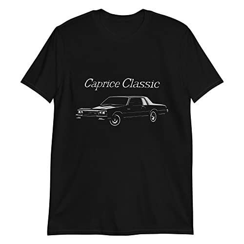 1981 Chevy Caprice Classic Vintage Car T-Shirt Black