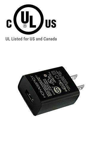 Homespot S005AYU0500100 Ul Certified Usb Wall Charger Power Supply 5V1A (1000Ma) Universal Portable Travel Power Adapter Plug Block High Speed thumb #1