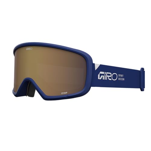 Image of Giro Stomp Kids Snow Goggle Blue Wordmark - Amber Rose