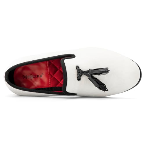 Image of Meijiana Boys' Formal Dress Slip-On Loafers - Tuxedo Shoe for Baby Dress Shoes