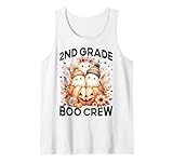Wildflower Second Grade Women Floral Ghost Pumpkin