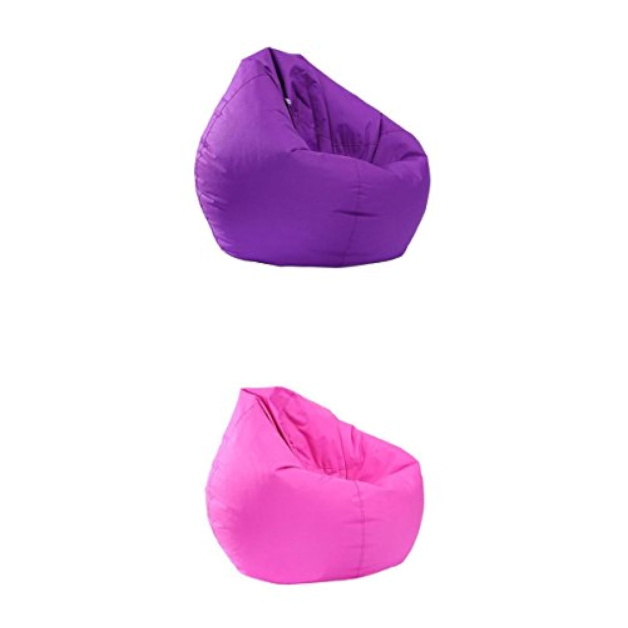 Waterproof Stuffed Animal Storage Bean Bag Cover, Hot Pink