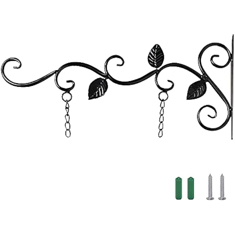Muka Hanging Sign Bracket, Metal Decorative Wall Mounted Hook Hanger