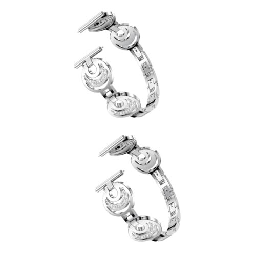 Bracelet de montre en métal soleil lune étoile style accessoires