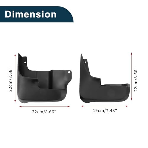 Image of Mud Flaps Splash Guards for Toyota Sienna 2004-2010 Front & Rear Mud Guards W /Mount Accessories