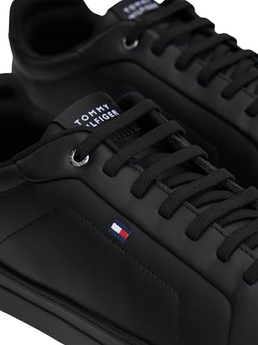 Tommy Hilfiger Icon Court Light Ess Fm0fm05678 Low Top Homme, Black, 44 EU