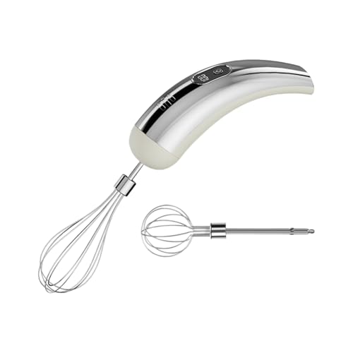 Batidor de huevos – Batidora de cocina portátil de 18x5,5 cm | Batidora de mano eléctrica para batir cremas, masas, batidos | portátil para nata, y batidos