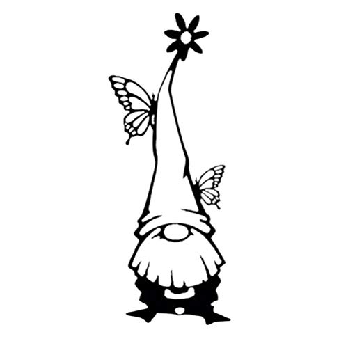 Garten Metallstatuen im Freien Eisen Kunst Dekoration niedlich stehend Becher Silhouette für Haus Garten Garten Garten Outdoor Gartenbau andere Gartenartikel (#12)