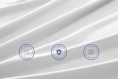 MISSQ King Size Bed Sheets Set - Cooling, Extra Soft, Wrinkle & Fade Resistant, Hypoallergenic - 4 Piece Hotel Luxury Microfiber Sheets with 16 Inch Deep Pocket, King, White - Image 7