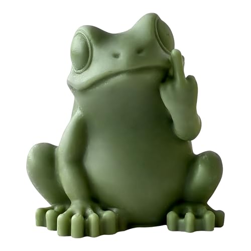 Frog Cylinder Candle & Resin Mold - Resin Casting Silicone Molds for Home Decor & Candle Making Wave Spiral Mold