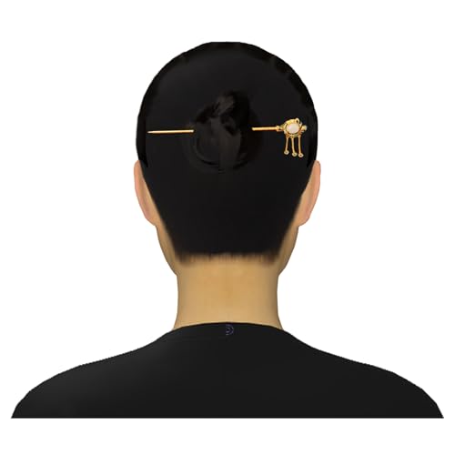 Épingle à cheveux argentée Hanfu à offrir pour les passionnées de culture