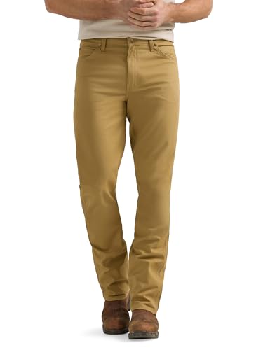 Wrangler Western Men's Tough Comfort Regular Fit Jean, Kelp, 31W x 34L