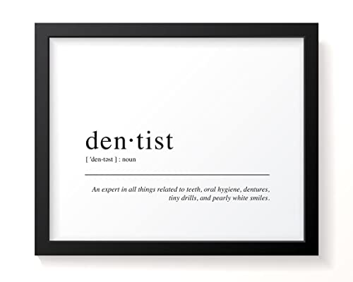 Ara Step Dictionary Definition Art Poster Prints 1 (Dentist Definition - Dental, 297 x 420 mm / 11.7 x 16.5 inches)