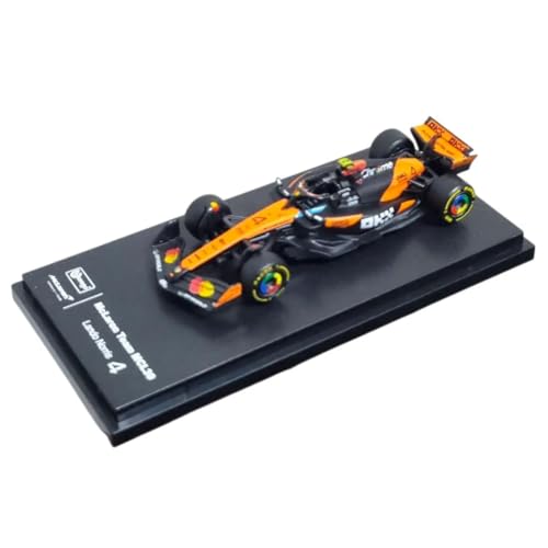 Image of Bburago 1 /64 Scale Mclaren MCL39 Australian GP 2025 Formula 1 Model #4 Lando Norris
