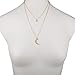 LUX ACCESSORIES Pave Star Crescent Moon Galaxy BFF Delicate Best Friends Necklace (2pc)