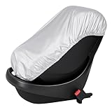 Zamboo Child Seat Heat Protection Car Seat Cover - Reflective Car Seat Shield for Reboarders and Baby Car Seats Group 0/1/2/3 - with Integrated Storage Bag - Silver