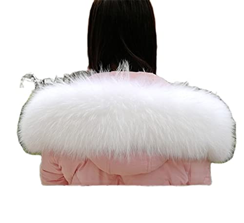 Echtpelzkragen Damen Lätzchen Pelzschal Fellkapuze Kragen Lätzchen Herrenpelz Universalausschnitt Pelzkragen Cover