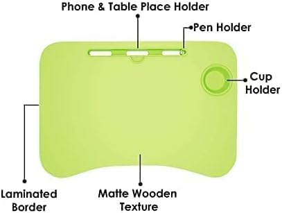 VISBY INDIA Office Table for Home/Writing Desk for Office/Folding Table for School/Folding Study Table/Work from Home Multipurpose Table (Green)
