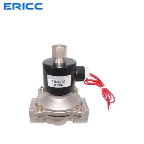 Électrovanne gaz N/O DN15 en inox pour circuit domestique