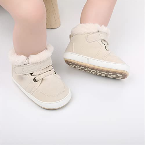 Image of HsdsBebe Baby Boys Girls Pu Leather Hard Bottom Walking Sneakers Toddler Rubber Sole First Walkers Infant Cartoon Slippers Crib Shoes