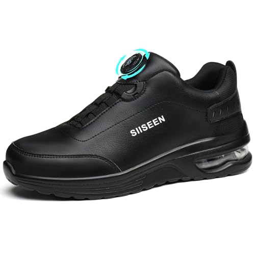 Chaussures de sécurité légères et respirantes avec lacet bouton pivotant