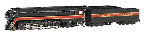Bachmann Trains - Norfolk & Western Class J 4-8-4 DCC Sound Value Equipped Steam Locomotive - N&W #611 - N Scale (53253)