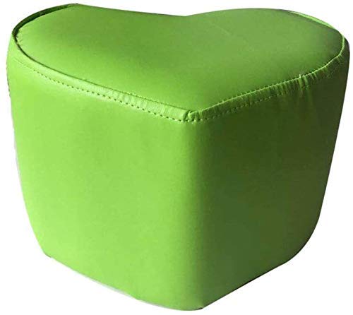 Repose-Pieds en Cuir Salon Petit Banc Chaussures Bois