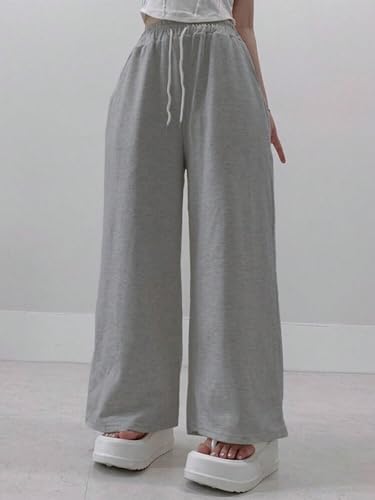 Image of dockstreet Straight Wide fit Long Length Open Bottom Jogger for Women /Trending Multi Pocket Style, Relaxed Casual Pants for Women
