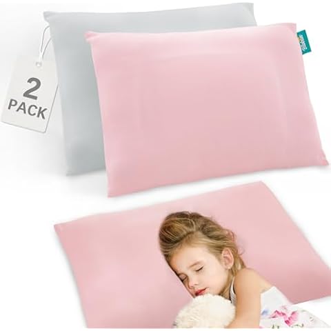 Biloban Thin Toddler Pillow 2 Pack Cover