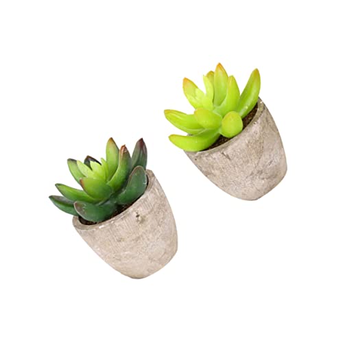 RORPOIR De Planta Suculenta Artificial Decorativa con Maceta para Oficina Hogar y Balcón Adorno Decoración De Interiores y Exteriores