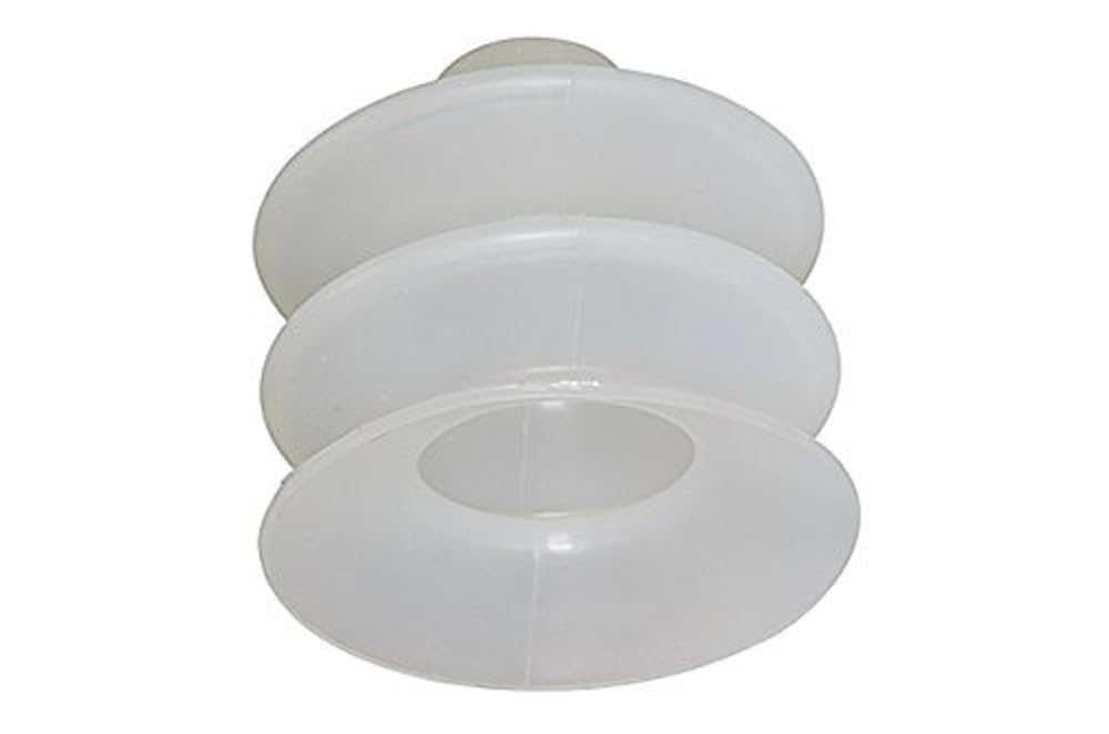 RIEGLER Soffietto a ventosa, rotondo, 2,5 pieghe, diametro: 20 mm, silicone Ri fg2520-2