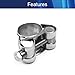 Jutagoss 1Pc T-Bolt Hose Clamps, 17-19mm/0.67