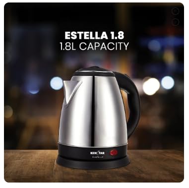 Image of Kenstar Stylee 1.8L 1350W KKSTY18F13SR0-DST Electric Kettle