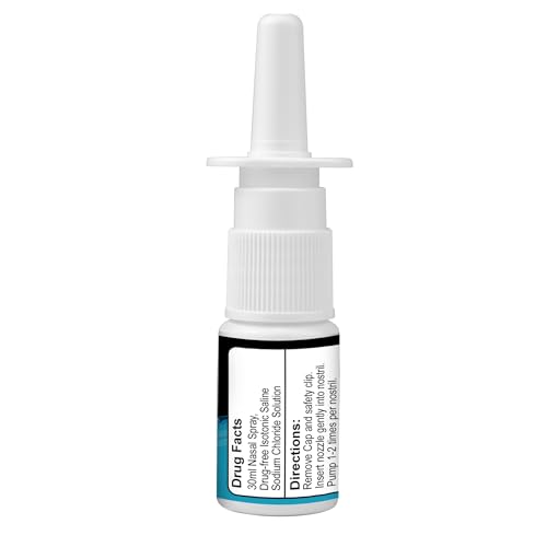 Saline Spray for Nose, Nasal Spray Saline Solution, 30 mL (Pack of 3) - Image 2