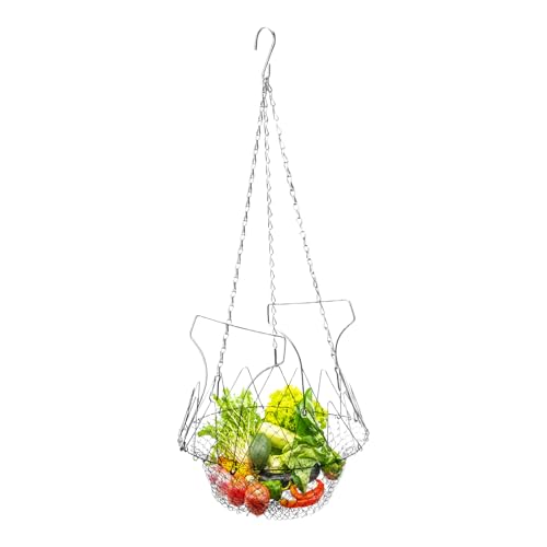 Alimentador De Alimentos De Pollo, Cesta De Soporte De Vegetales De Metal Plegable, Cesta De Soporte De Alimentación De Aves De Corral para La Estación De Alimentación De Pastores De Pasto Al Aire