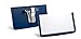 Produktbild Durable 850307 Namensschild Frame, 40 x 75 mm, mit Kombiklemme, Packung à 25 Stück, dunkelblau