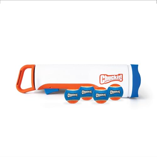 Chuckit! Cannon 16S Dog Ball Launcher, 16 Inch Size, Includes 4 Balls Total by Chuckit! - Used condition - US$31.30