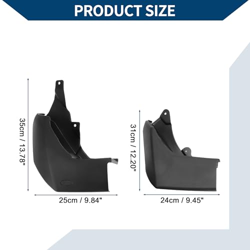 Image of Mud Flaps Splash Guards W /Mount Accessories for Land Rover Discovery 4 2009-2016 Front Rear Mud Guards 1 Set