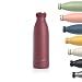 LARS NYSØM Borraccia Termica 500ml in Acciaio Inox | Bottiglia isolata Senza BPA 0.5 litro | Bottiglia d'Acqua a Tenuta stagna per Sport, Bicicletta, Cane, Bambino, Bambini