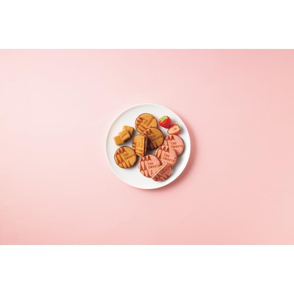 Amazon.co.jp: THE SWEETS ザ・スウィーツ 苺キャラメルサンドクッキー