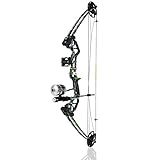 Motion Zeus Bowfishing Bow Kit 15-45 LBS Shoot Right Handed 2023 New Draw Length 18'~29.5' Fully Adjustable (Black Right Handed Bag)