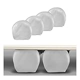 MORNYRAY Tire Covers 4 Pack,Waterproof Anti-UV Snow Sun Rain Tire Covers for...