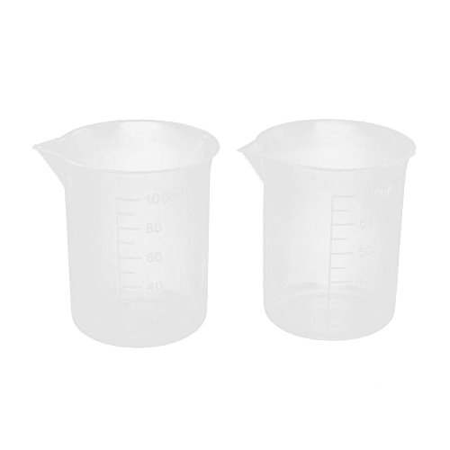 FiedFikt - Juego de 2 Tazas medidoras de plástico (100 ml)