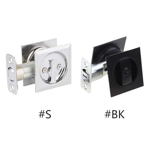 Privacy Pocket Door Square Black Sliding- for Barn Contemporary Privacy Square Pocket Hardware-Tool Sliding- Home and miniatura 5